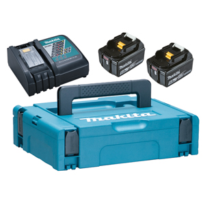 POWERPACK 18V 2XBL1850, DC18RC 197624-2 - Makita Akut ja latauslaitteet - 088381463140 - 1