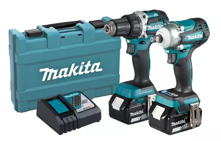 MAKITA Akkukonesarja LXT 18V DLX2410G - LXT Akkukonesarjat - 088381733465 - 2